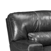 Wide Seat Manual Recliner with Track Arms, Gray