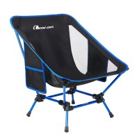 Moon Lence Camping Chairs, Compact Backpacking Chair Small Folding Chair Lawn Chair With Side Pockets Portable Lightweight For Hiking & Beach & Fishing