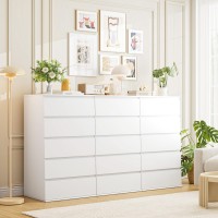 Fotosok White Dresser, 5 Drawer Dresser Tall White Dresser With Large Storage Space, Modern Storage Chest Of Drawers, 23.6L X 17.6W X 39.1H Inch Storage Organizer Cabinet For Home, White