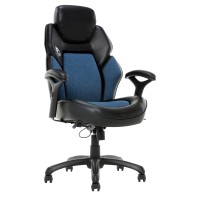 Dps 3D Insight Gaming Chair With Adjustable Headrest, Faux Leather (Blue)