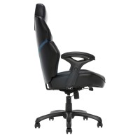 Dps 3D Insight Gaming Chair With Adjustable Headrest, Faux Leather (Blue)