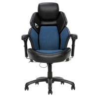 Dps 3D Insight Gaming Chair With Adjustable Headrest, Faux Leather (Blue)