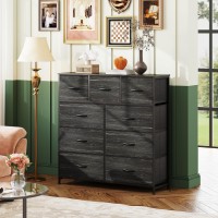 Wlive 9Drawer Dresser Fabric Storage Tower For Bedroom Entryway Closet Tall Chest Organizer Unit With Fabric Bins Steel Fr