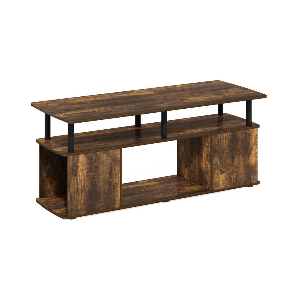 Furinno JAYA Utility Design Coffee Table Amber PineBlack