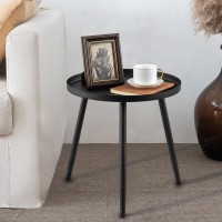 Aojezor End Table Accent Table Ideal For Any Roomside Table Living Room Side Tables Bedroom Side Table Waterproof Metal Structu