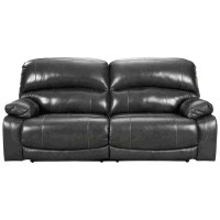 Power Recliner Sofa with 2 Seat and USB, Gray