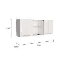 Olimpo 150 Wall Cabinet With Glass