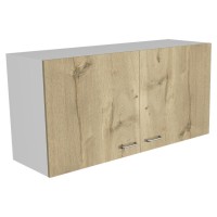 Salento Wall Cabinet - White/Light Oak