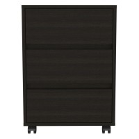 Ibero 3 Drawer Filing Cabinet Black