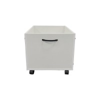 Acme Furniture Acme Aurea 2, Cherry Oak & White Toy Boxes, White Finish