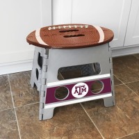 Texas A&M Folding Step Stool - 13In. Rise