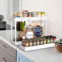 Simple Houseware Kitchen Cart Storage 3Tier Slimsuper Narrow Shelves With Handle 265 Height55 Width For Narrow Place