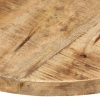 vidaXL Table Top Solid Mango Wood Round 0.98-1.06 19.7