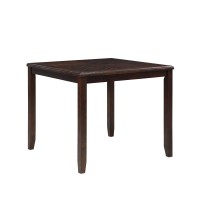 Gary 42 Inch 5 Piece Counter Table Set, Cherry Brown