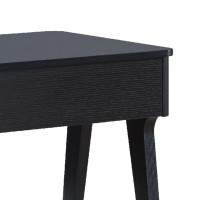 22 Inch Edward End Table with Lift Top and Bottom Shelf, Black