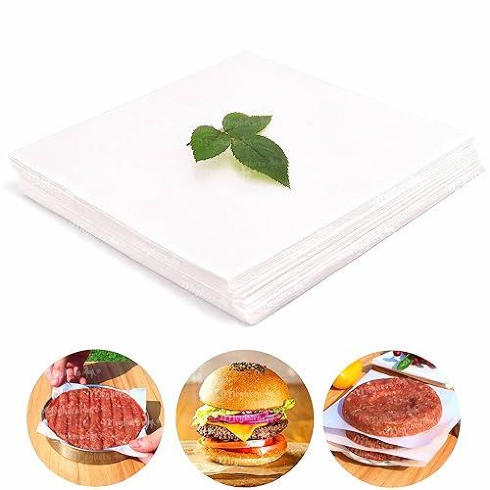 Meykers Parchment Paper Sheet 6 X 6 300 Pack For Making Smash Burgers For 5 Hamburger Press Square Patty Pape