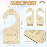 Lemon Shane Wood Baby Closet Dividers For Baby Clothes, 10X Double-Sided Organizer - Baby Clothing Size Age Dividers, Baby Clothes Dividers, And Nursery Closet Organizers