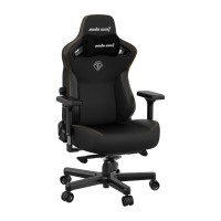 Anda Seat Kaiser 3 Large Gaming Chair For Adults - Ergonomic Black Leather Gaming Chairs With Lumbar Support, Comfortable Office Chair With Neck Support - Heavy Duty Computer Chair Wide Seat Capacity