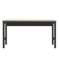 Manhattan Comfort Fortress 724 Garage Table In Charcoal Gray