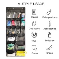 Tidymaster 2 Pack Extra Large Hanging Over Door Shoe Organizers Closet Shoe Organizer Shoe Rack Organizer Shoe Storage 126 Cryt