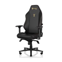 Secretlab Titan Evo Stealth Gaming Chair - Reclining, Ergonomic & Comfortable Computer Chair With 4D Armrests, Magnetic Head Pillow & 4-Way Lumbar Support - Black - Leatherette