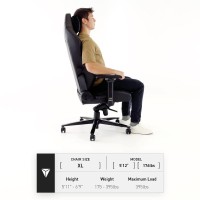 Secretlab Titan Evo Black Gaming Chair - Reclining, Ergonomic & Heavy Duty Computer Chair With 4D Armrests, Magnetic Head Pillow & Lumbar Support - Big And Tall Up To 395 Lbs - Black - Leatherette