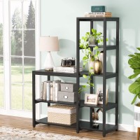 Tribesigns 5-Tier Bookshelf, Ladder Corner Bookshelves Etagere Bookcase, 8 Shelves Display Rack Storage Shelf For Living Room Home Office