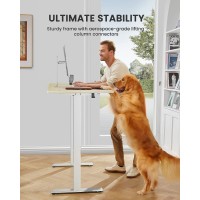 Ergear Height Adjustable Electric Standing Desk 48 X 24 Inches Sit Stand Up Desk Memory Computer Home Office Desk Natural