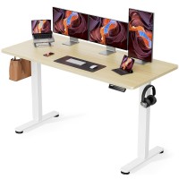 Ergear Large Height Adjustable Electric Standing Desk 63 X 28 Inches Sit Stand Up Desk Large Memory Computer Home Office Desk