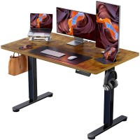 Ergear Height Adjustable Electric Standing Desk 48 X 24 Inches Sit Stand Up Desk Memory Computer Home Office Desk With Splice