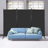 Partition Room Dividers 3 Panel Folding Privacy Screens 6 Ft Tall Portable Office Walls Dividers For Room Separator 102