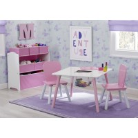 Delta Children 4Piece Toddler Playroom Set Pinkwhite