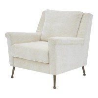 Winston KD Fabric Accent Arm Chair Gold legs