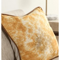 Kosas Home Nester 18x18 Throw Pillow Saffron Orange