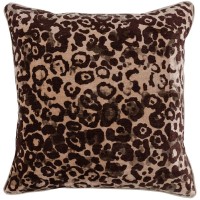 Kosas Home Margot 22x22 Throw Pillow Fossil Brown