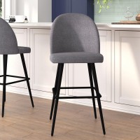 Lyla 30 Commercial Grade High Back Modern Armless Barstools