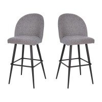 Lyla 30 Commercial Grade High Back Modern Armless Barstools