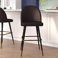 Lyla 30 Commercial Grade High Back Modern Armless Barstools