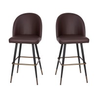 Lyla 30 Commercial Grade High Back Modern Armless Barstools