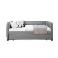 Acme Danyl Daybed & Trundl In Gray Fabric