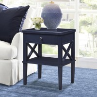 Marta Midnight Blue Nightstand