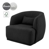 Steward Fabric Swivel Accent Chair