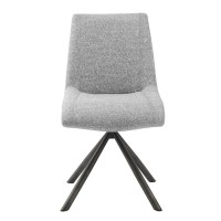 Viona Fabric Swivel Dining Side Chair Seat Set of 2