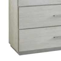 Joe 66 Inch Wood 6 Drawer Side Dresser with Metal Handles, Gray