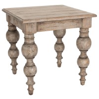 Blair Natural Beige Square End Table