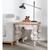 Blair Natural Beige Square End Table