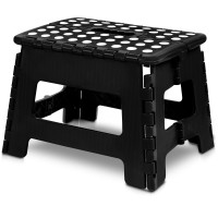 Utopia Home Folding Step Stool Pack Of 2 Foot Stool With 11 Inch Height Holds Up To 300 Lbs Foldable Step Stool For Kitc