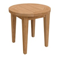 Modway Brisbane Teak Wood Outdoor Patio Table In Natural, Side Table-21.5