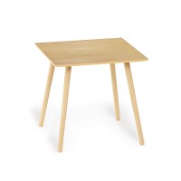 Furinno Small End Table Square Oak