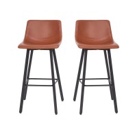 Caleb Modern Armless 30 Inch Bar Height Commercial Grade Barstools